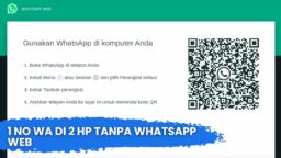 1 No WA di 2 HP Tanpa Whatsapp Web